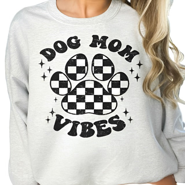 Dog Mom Vibes Oversized Sweatshirt