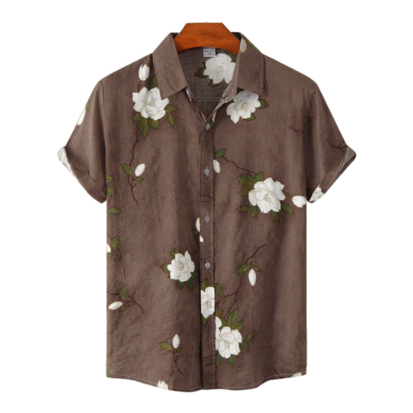 Floral Button Up Short Sleeve Shirt