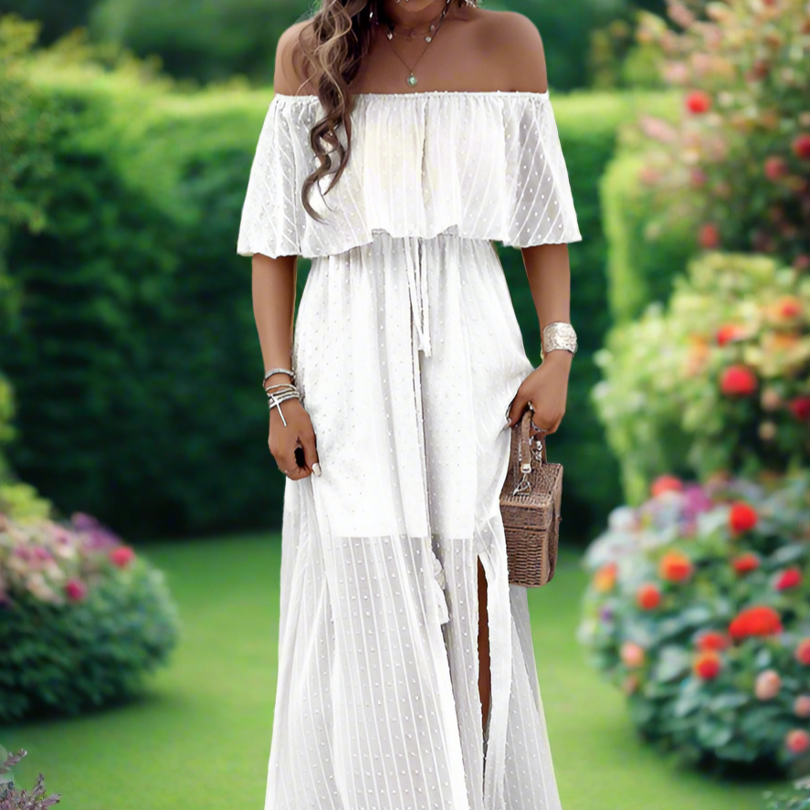 Off The Shoulder Maxi Dress