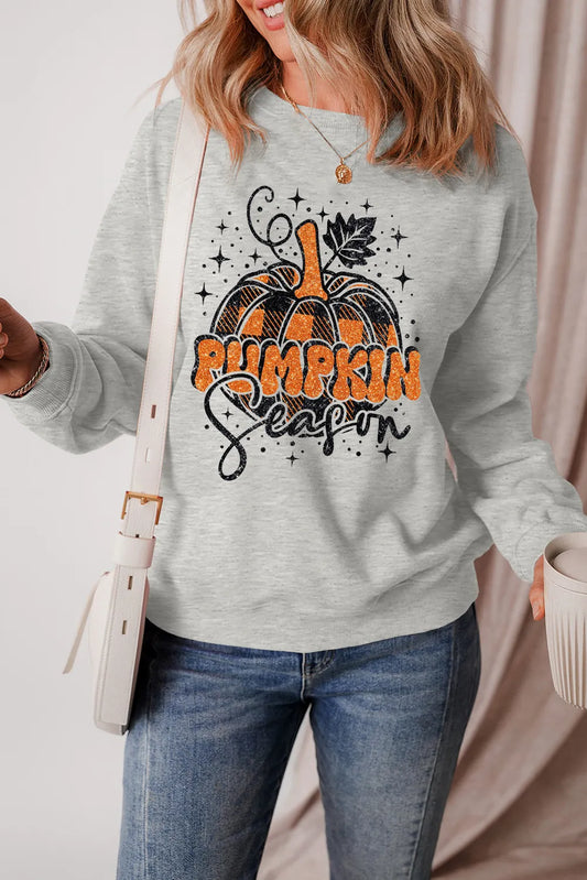 Graphic Round Neck Sweatshirt