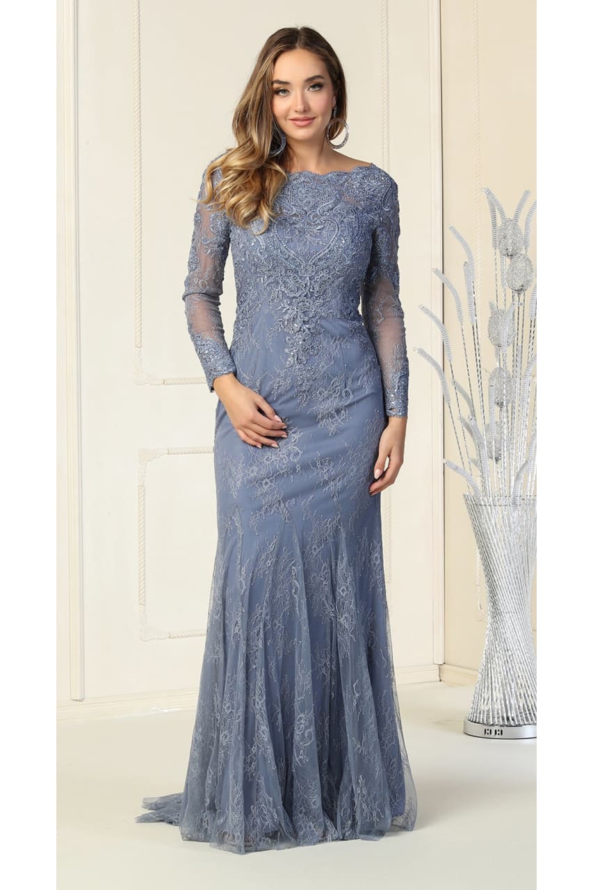 Long Sleeve Mother of the Bride Gown