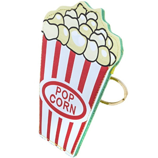 Popcorn Small Zip Coin Pouch