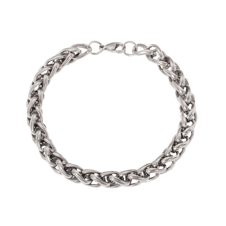 Gold or Silver Steel Bracelet