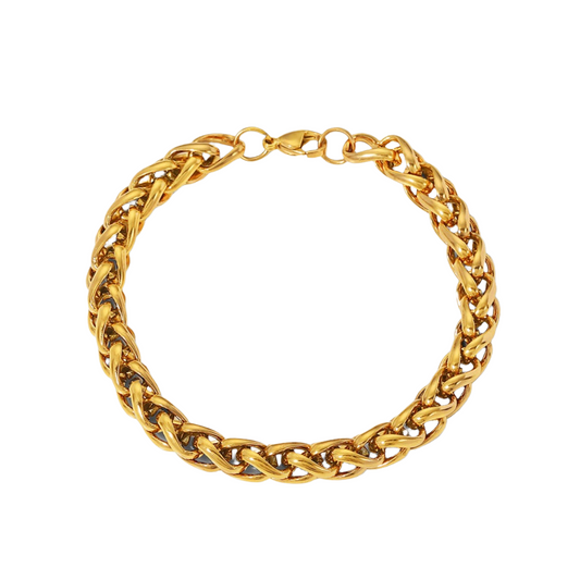 Gold or Silver Steel Bracelet