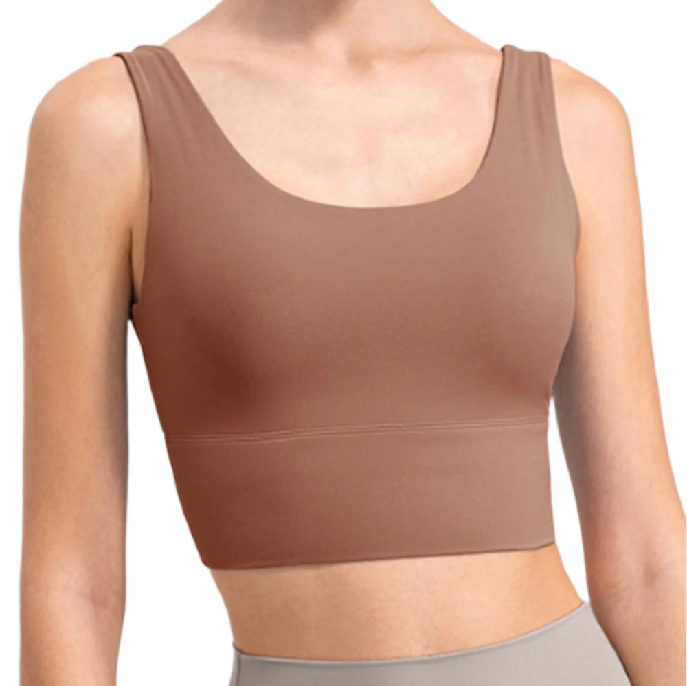 Scoop Neck Wide Strap Active Tank