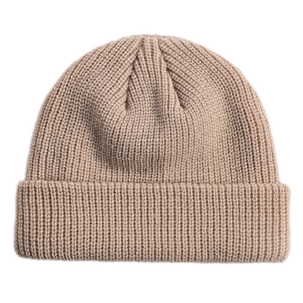 Rib-Knit Cuff Beanie