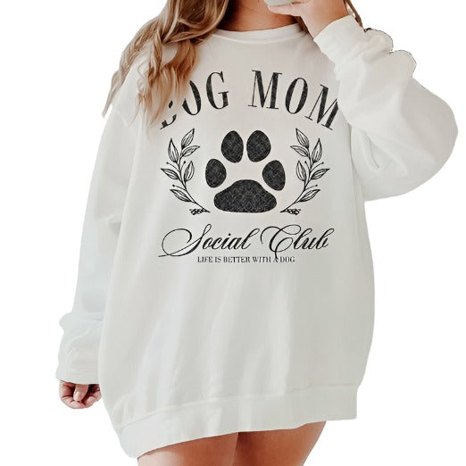 Dog Mom Social Club Oversized Sweatshirt