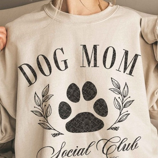 Dog Mom Social Club Oversized Sweatshirt