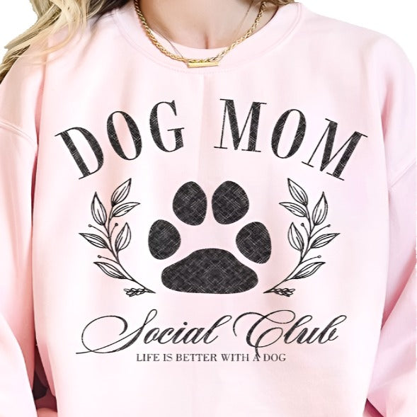 Dog Mom Social Club Oversized Sweatshirt