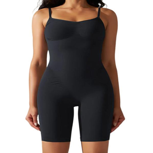 Spaghetti Strap Active Romper