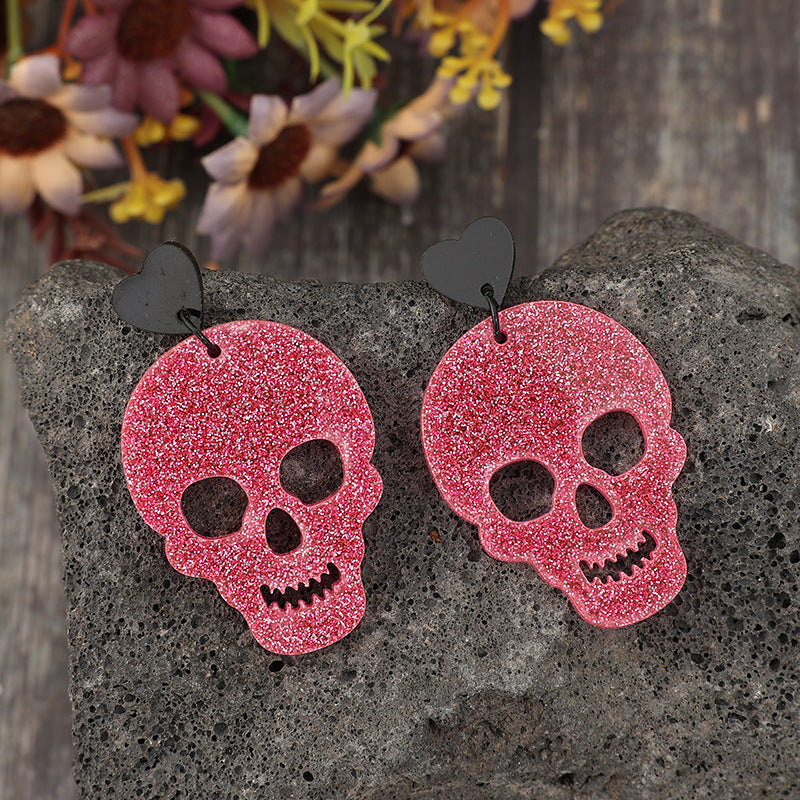 Acrylic Skeleton Earrings