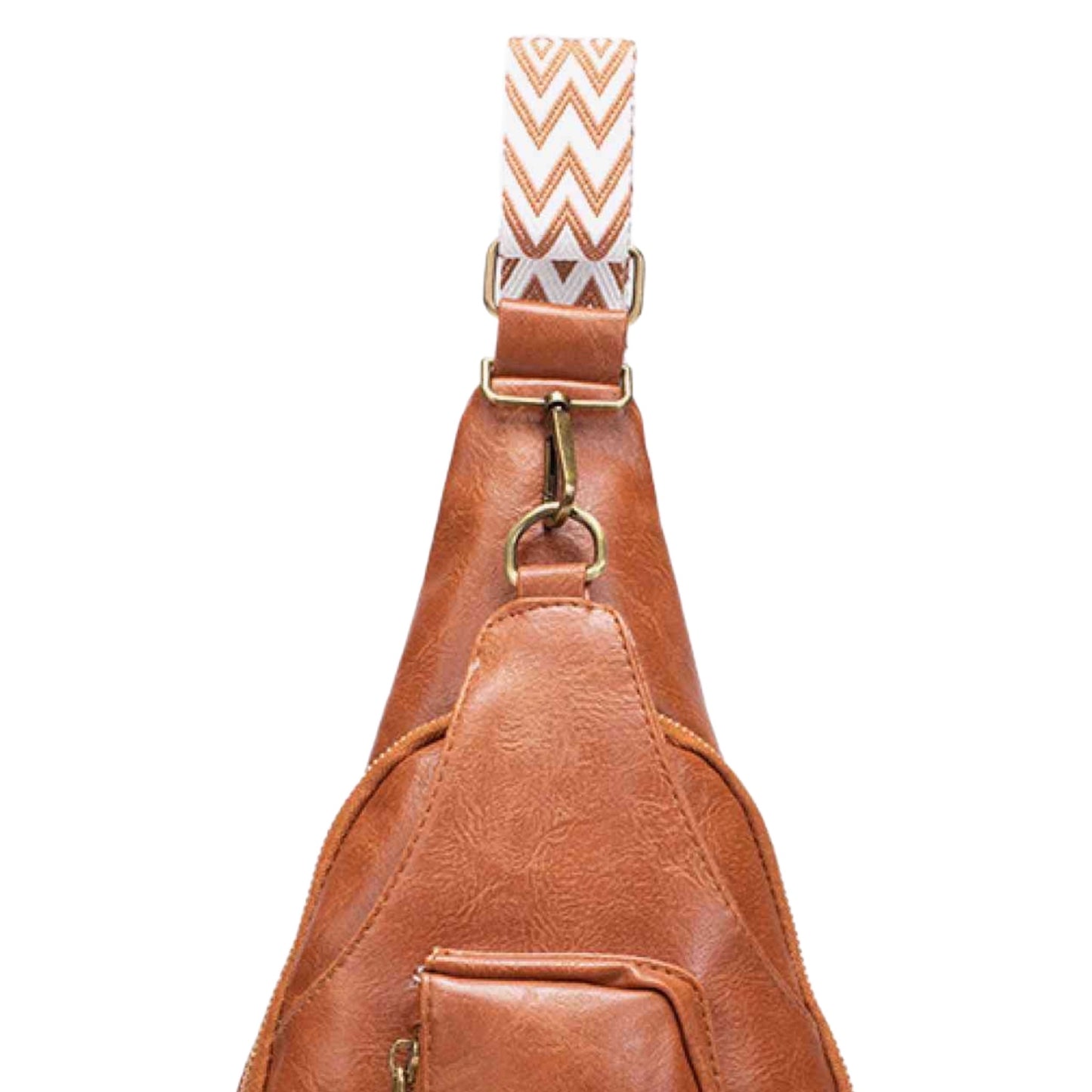 Vegan Leather Crossbody Bag