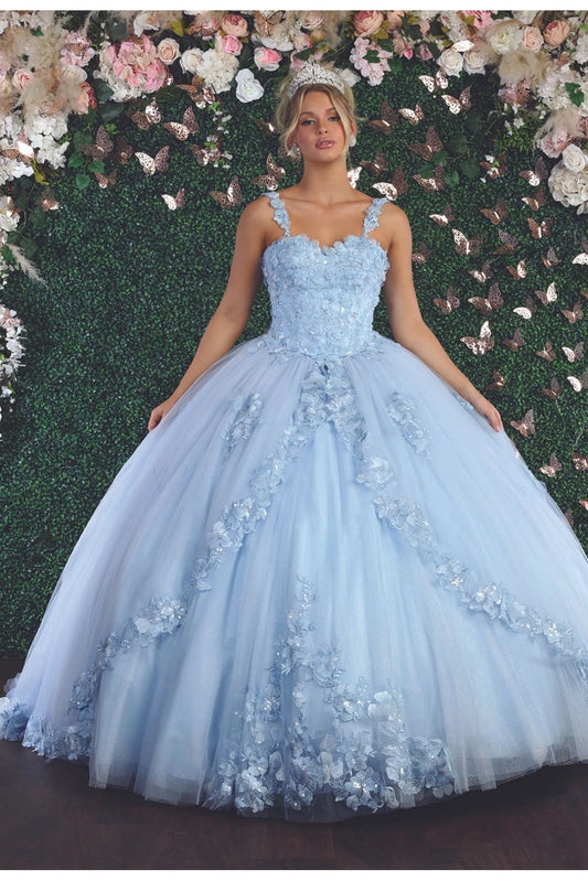 Sweetheart Floral Quinceanera Ball Gown