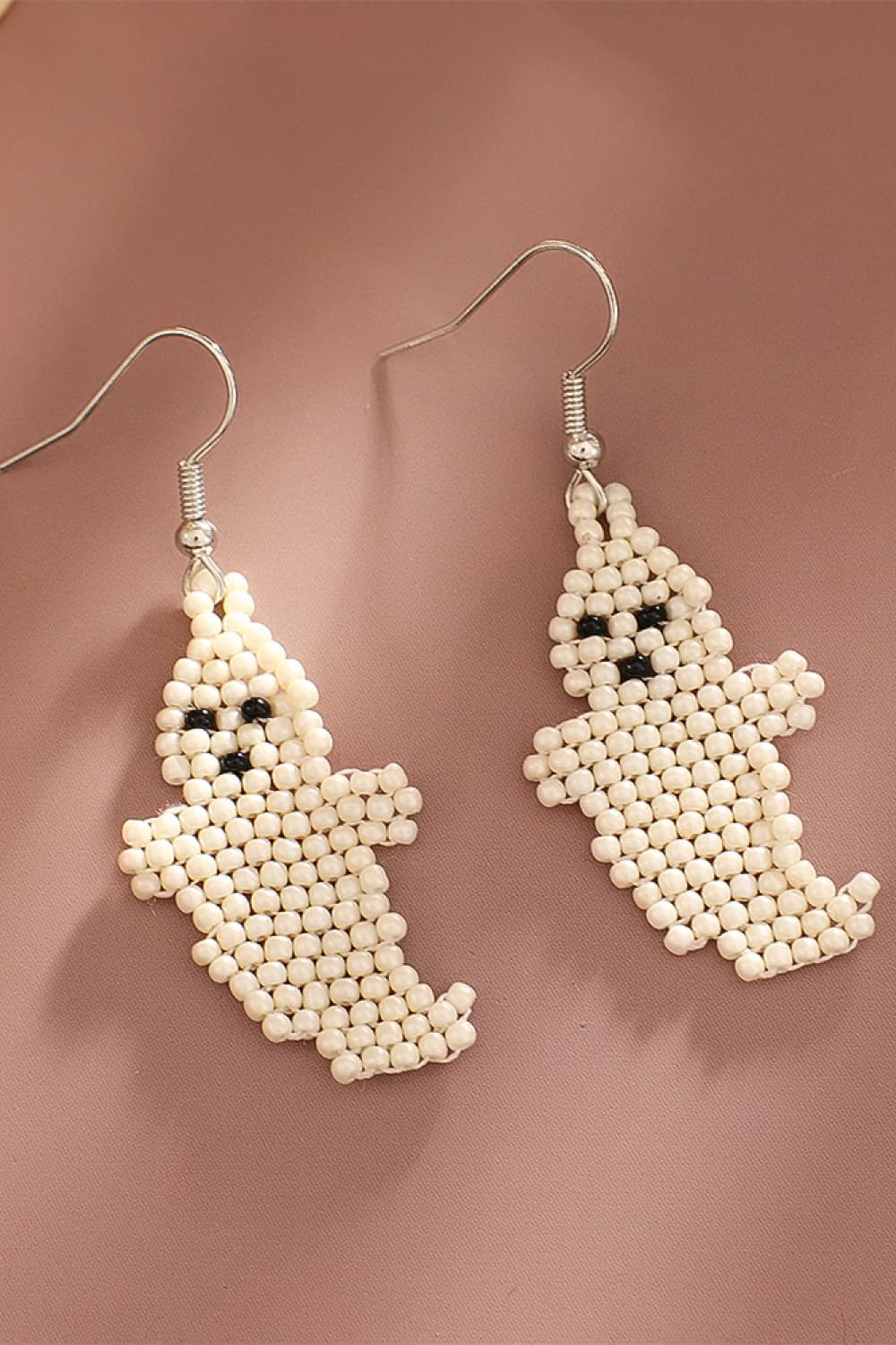 Halloween Beaded Dangle Earrings