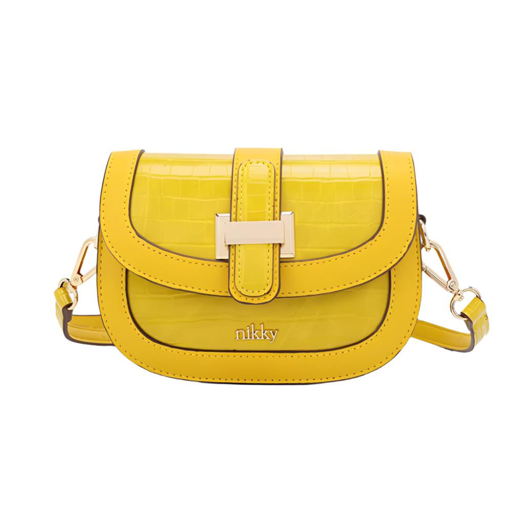 Croc Embossed Crossbody Bag