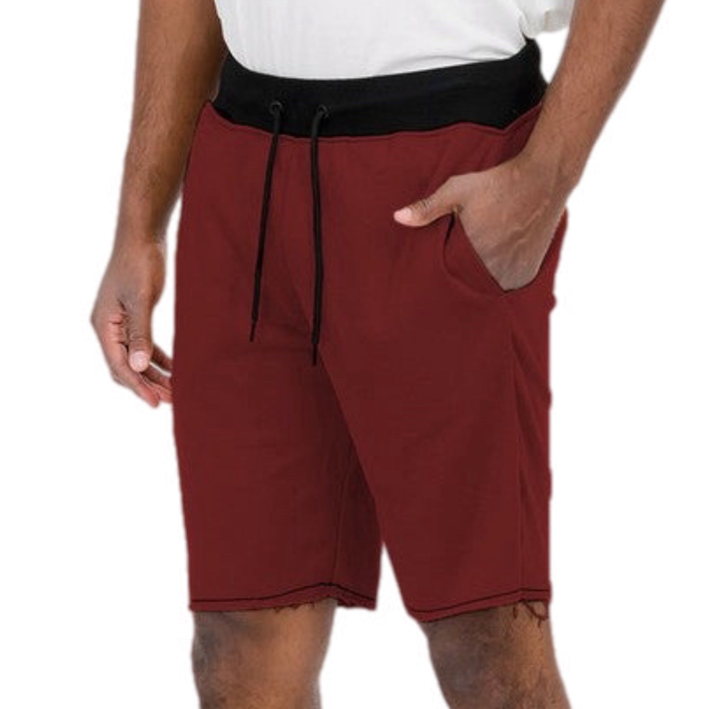 Casual Drawstring Fleece Shorts