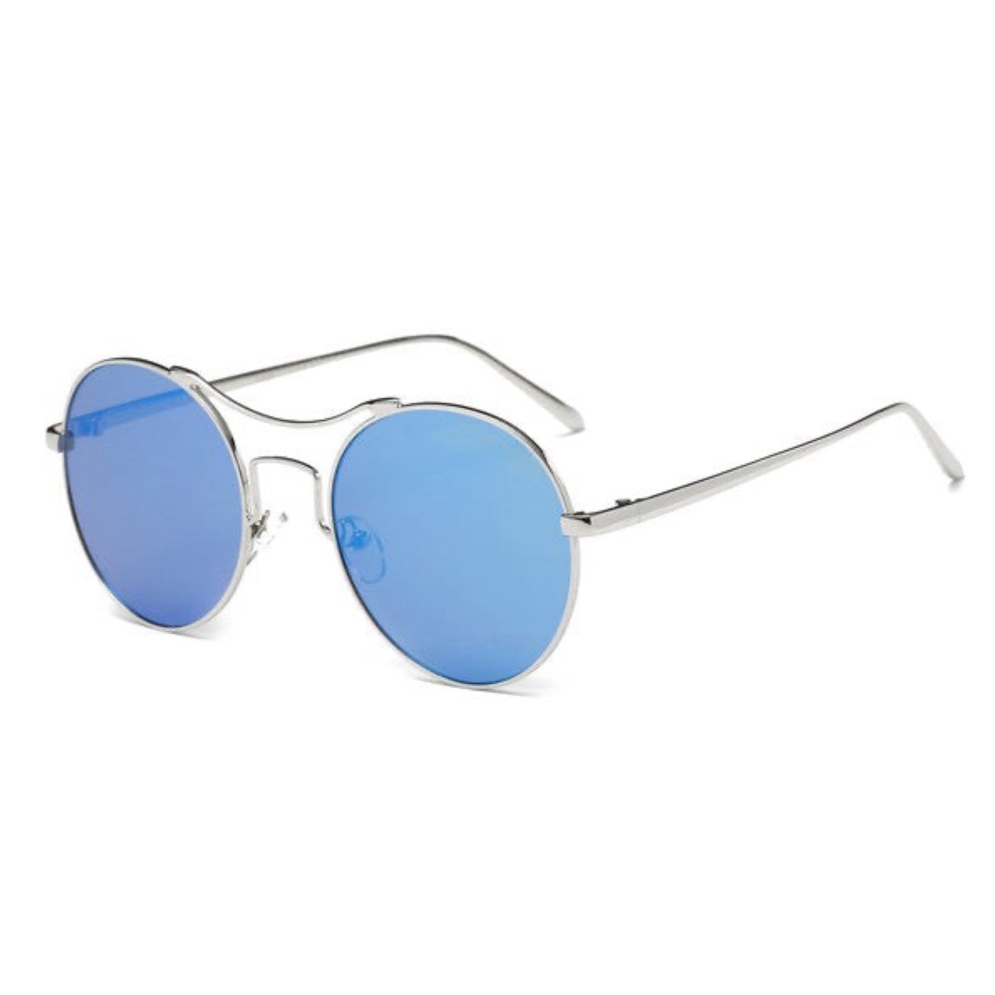 Round Mirrored Sunglasses