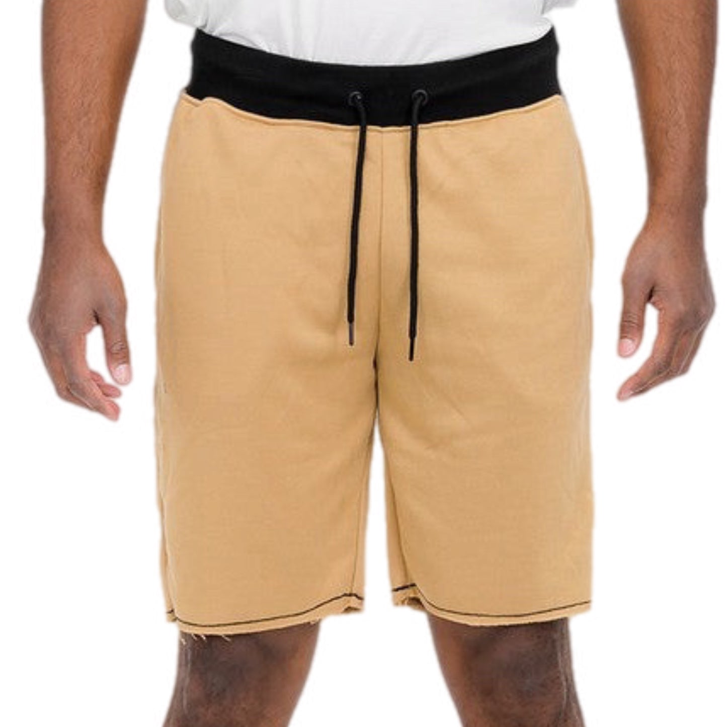 Casual Drawstring Fleece Shorts