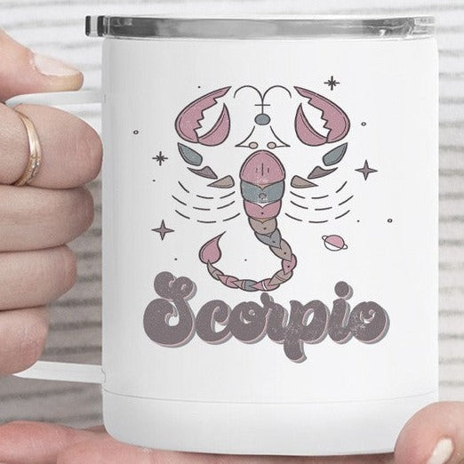 Scorpio Astrological Sign Coffee Travel Cup