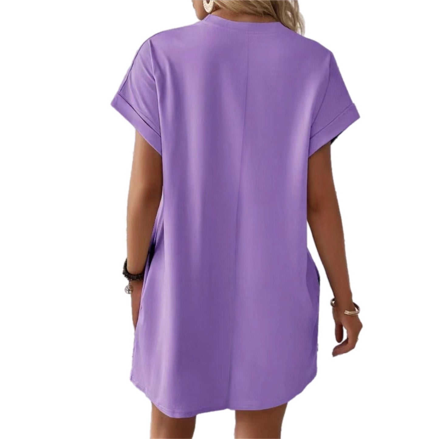 Casual Loose-Fit T-Shirt Dress