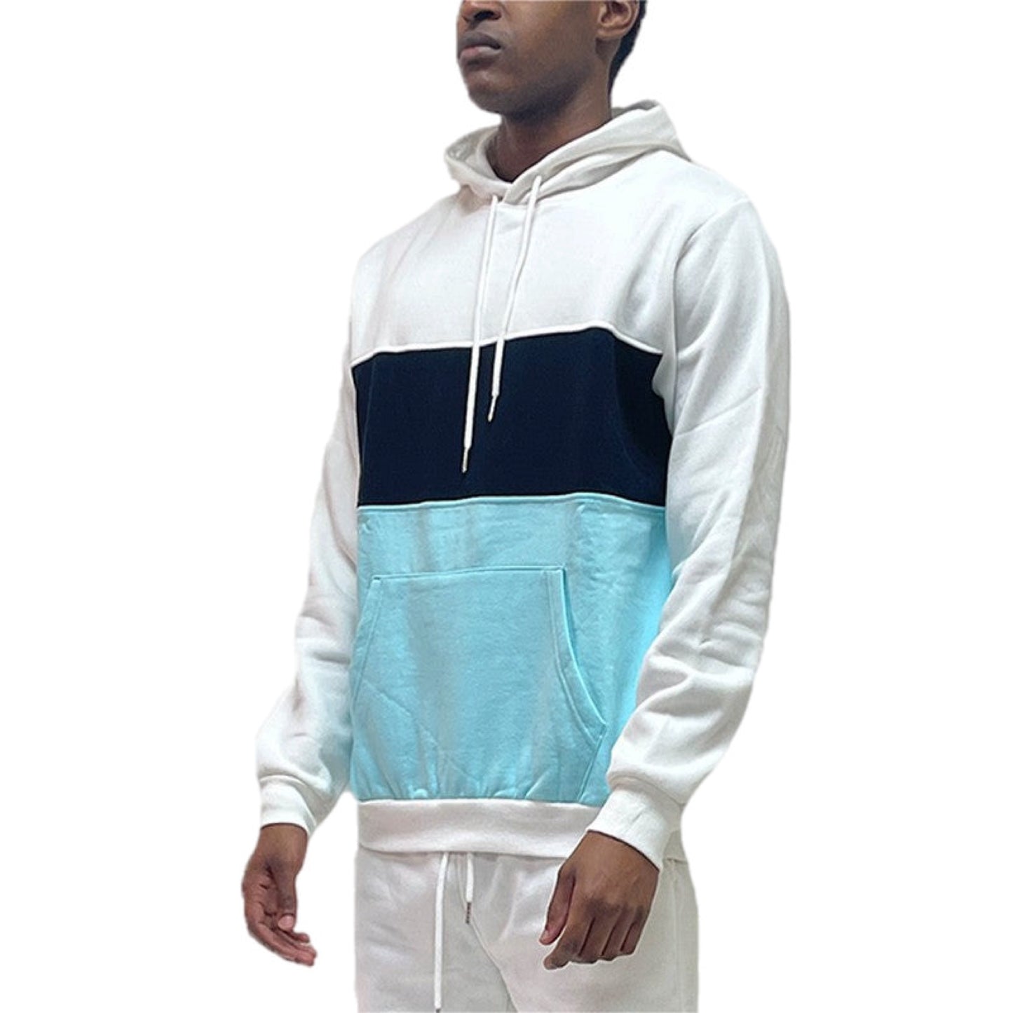 Color Block Pullover Hoodie