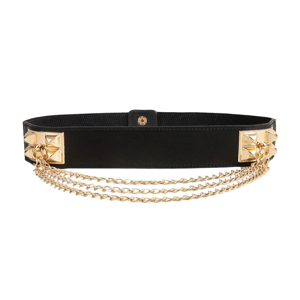 Elastic Belt with Chain