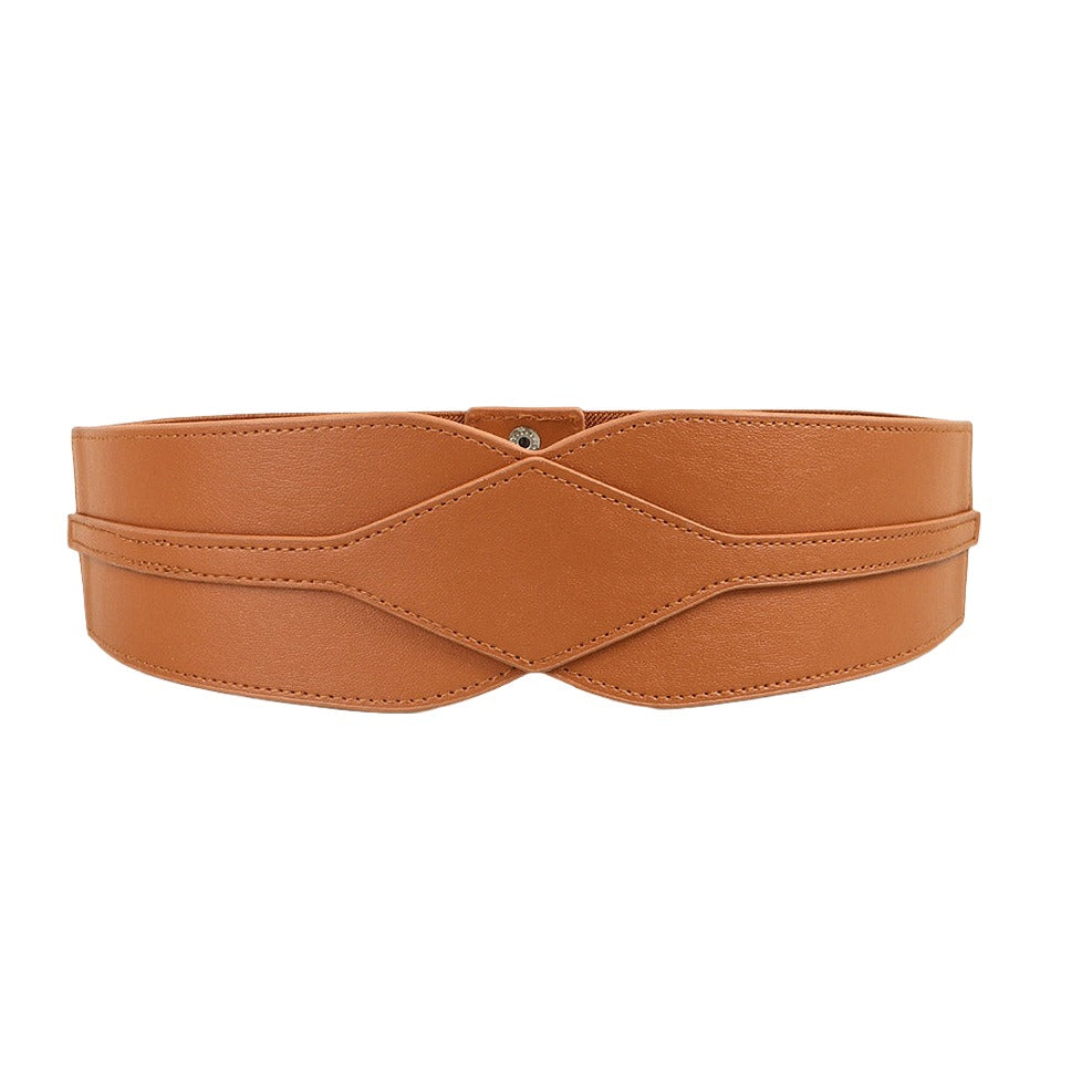 Elastic Wide Vegan Belt