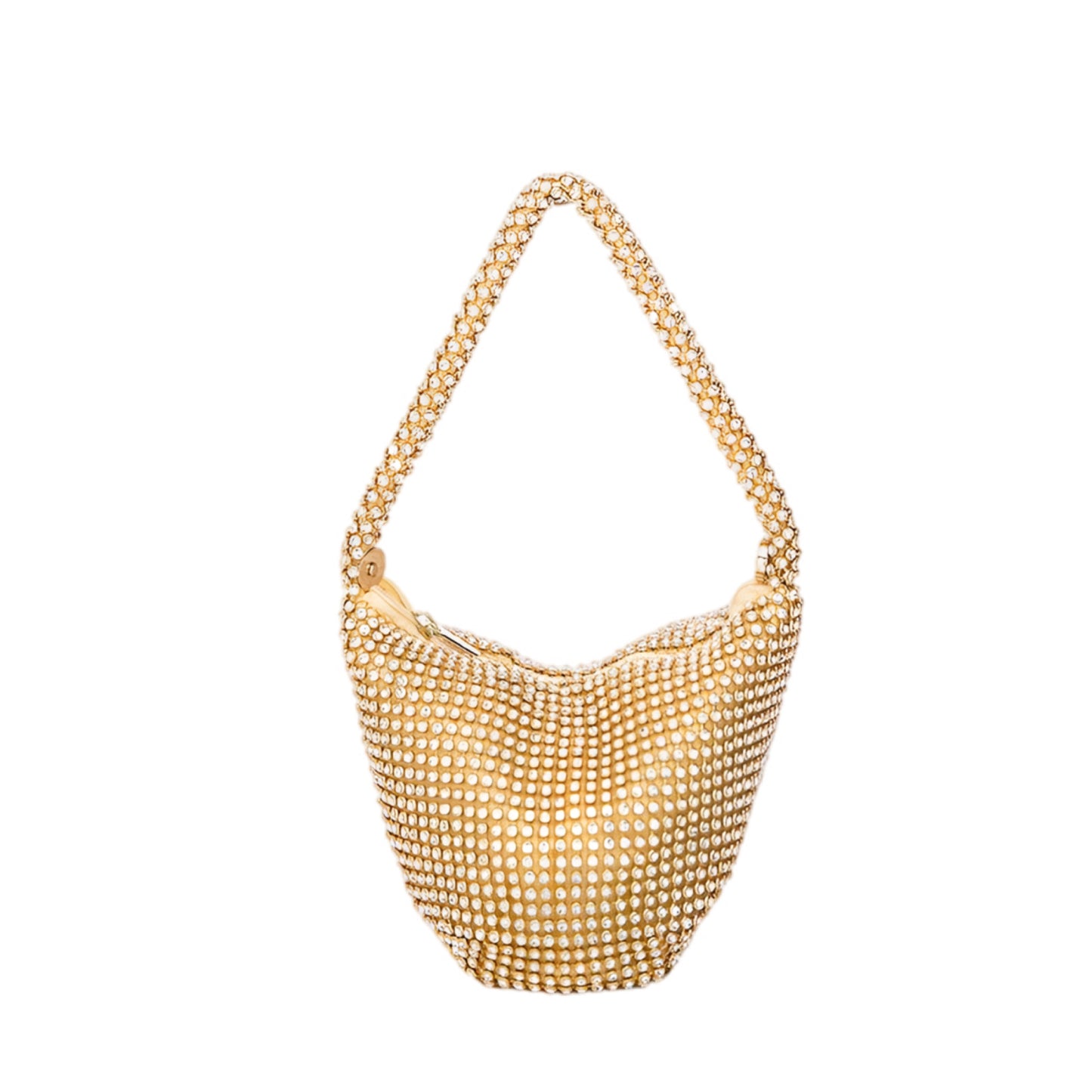 Rhinestone Mesh Small Bag