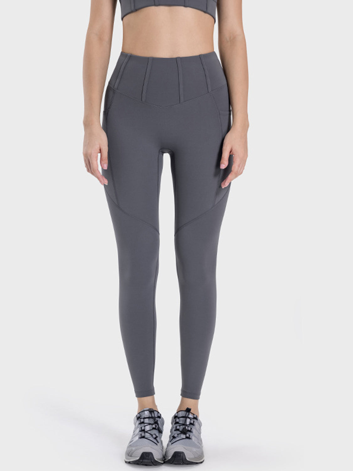 Pocketed High Waist Active Leggings