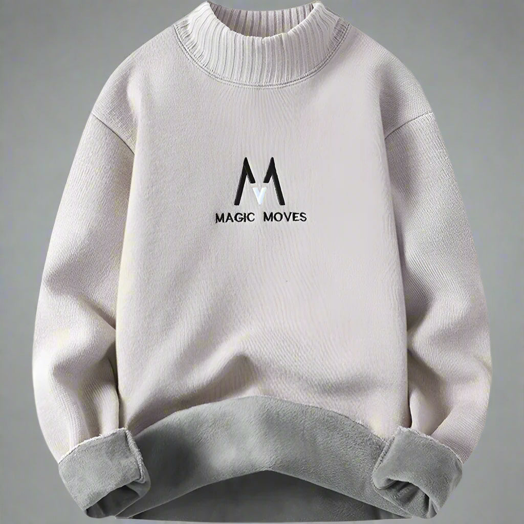 'Magic Moves' Fleece Lines Sweater