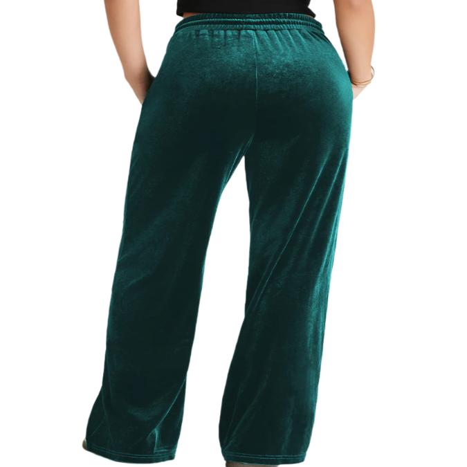 Drawstring Wide Leg Active Pants