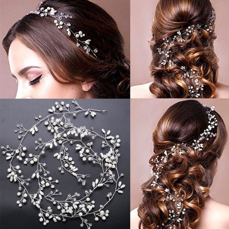 Crystal & Pearl Hair Accessory