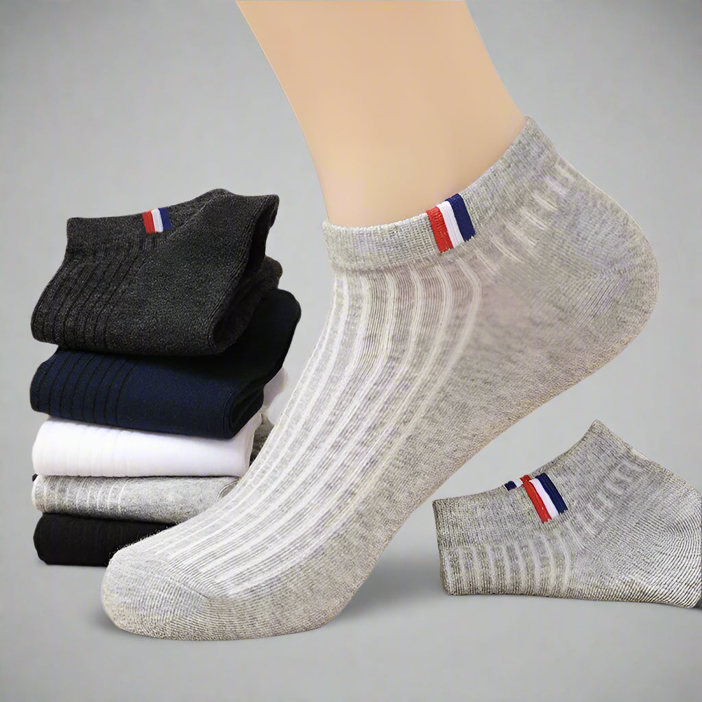 Casual Set of 5 Pairs of Short Socks