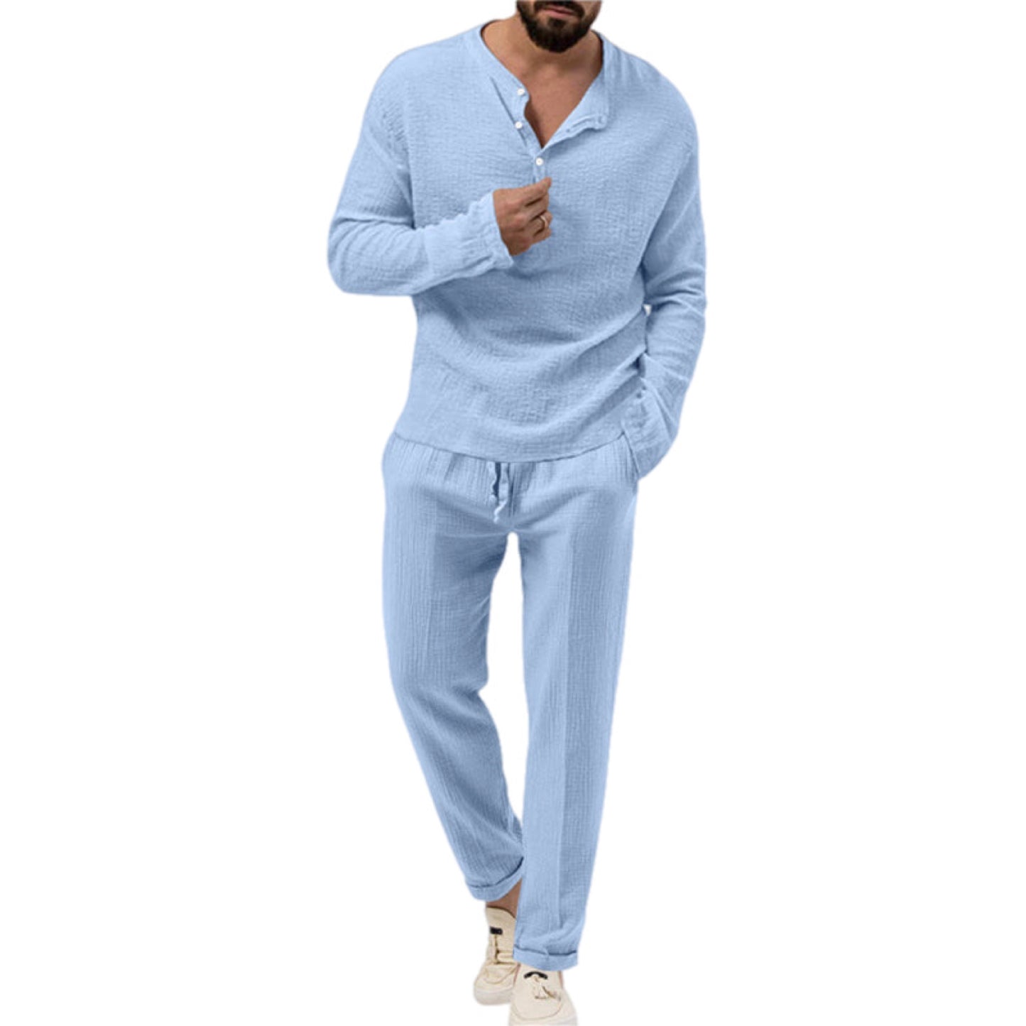 Long Sleeve Shirt & Trouser Set