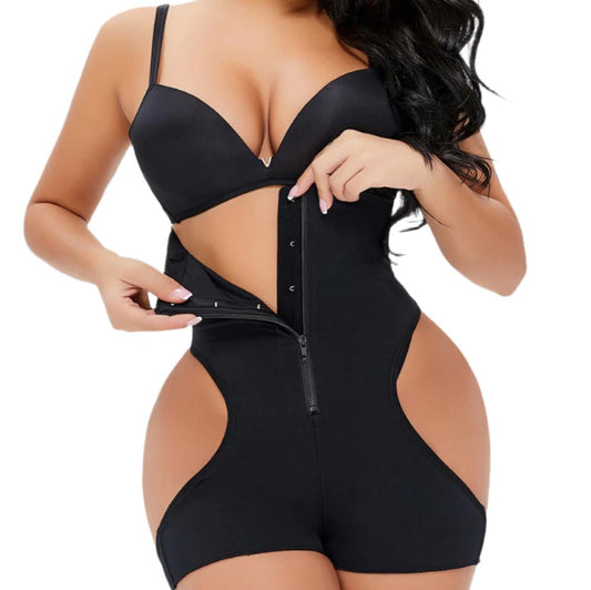 Cutout Under-Bust Shaping Bodysuit