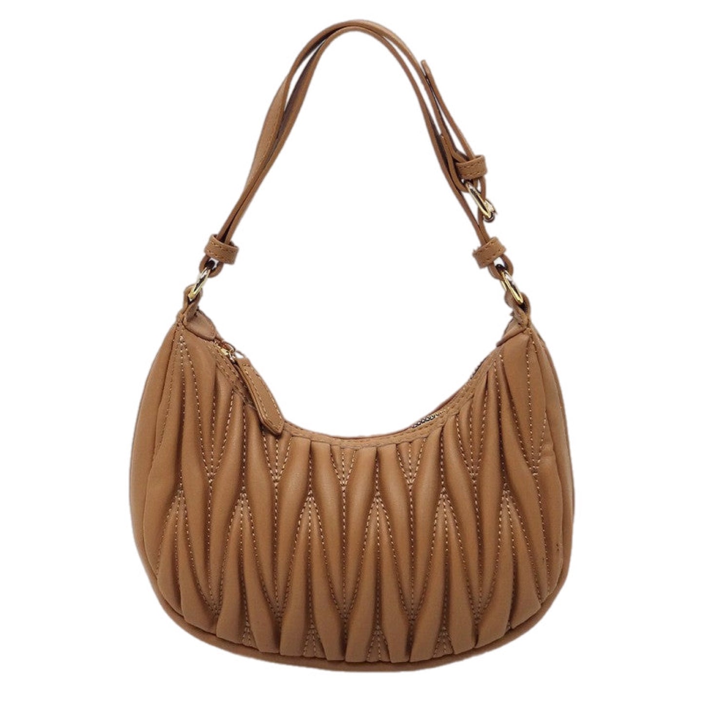 Chevron Quilted Shoulder Bag