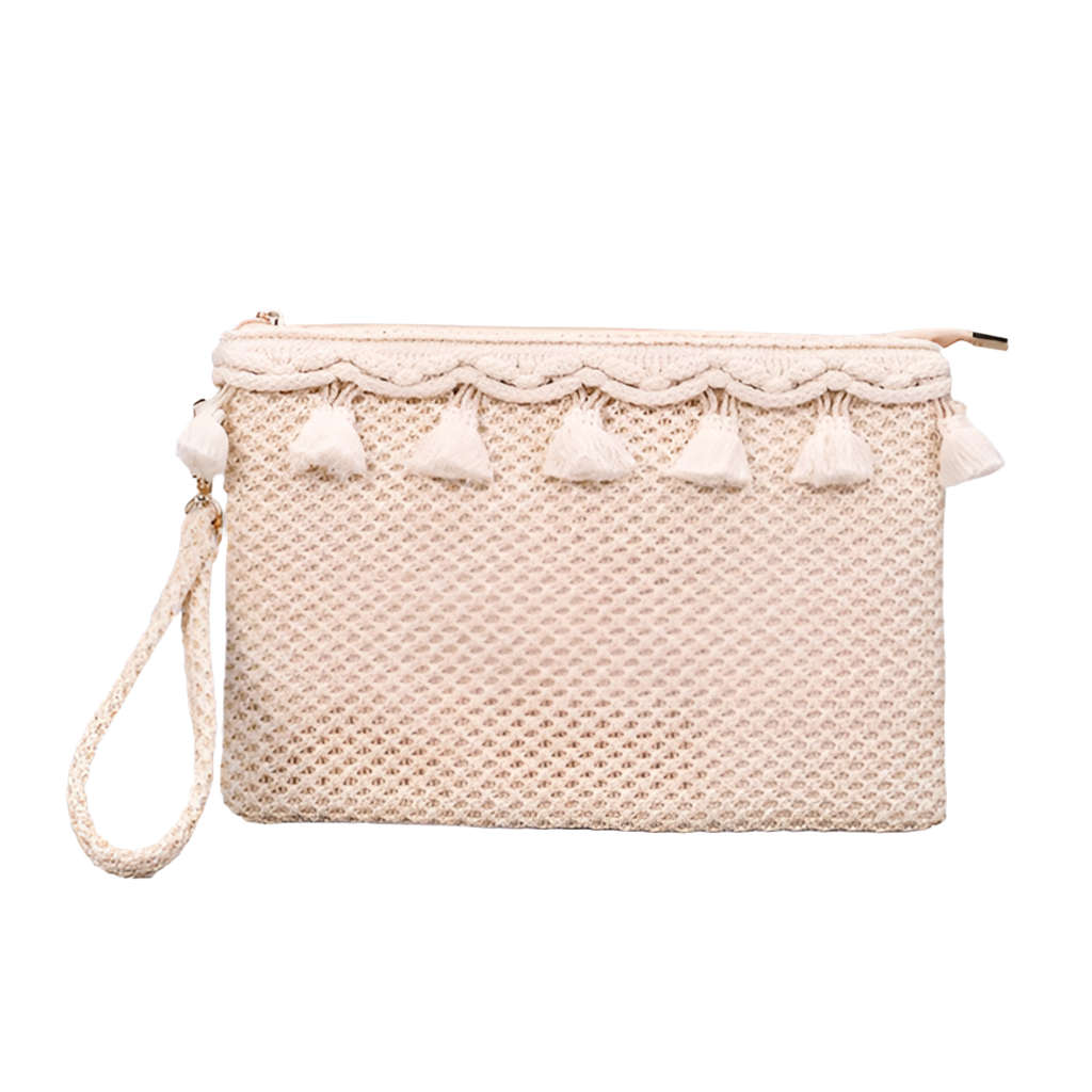 Crochet Tassel Clutch