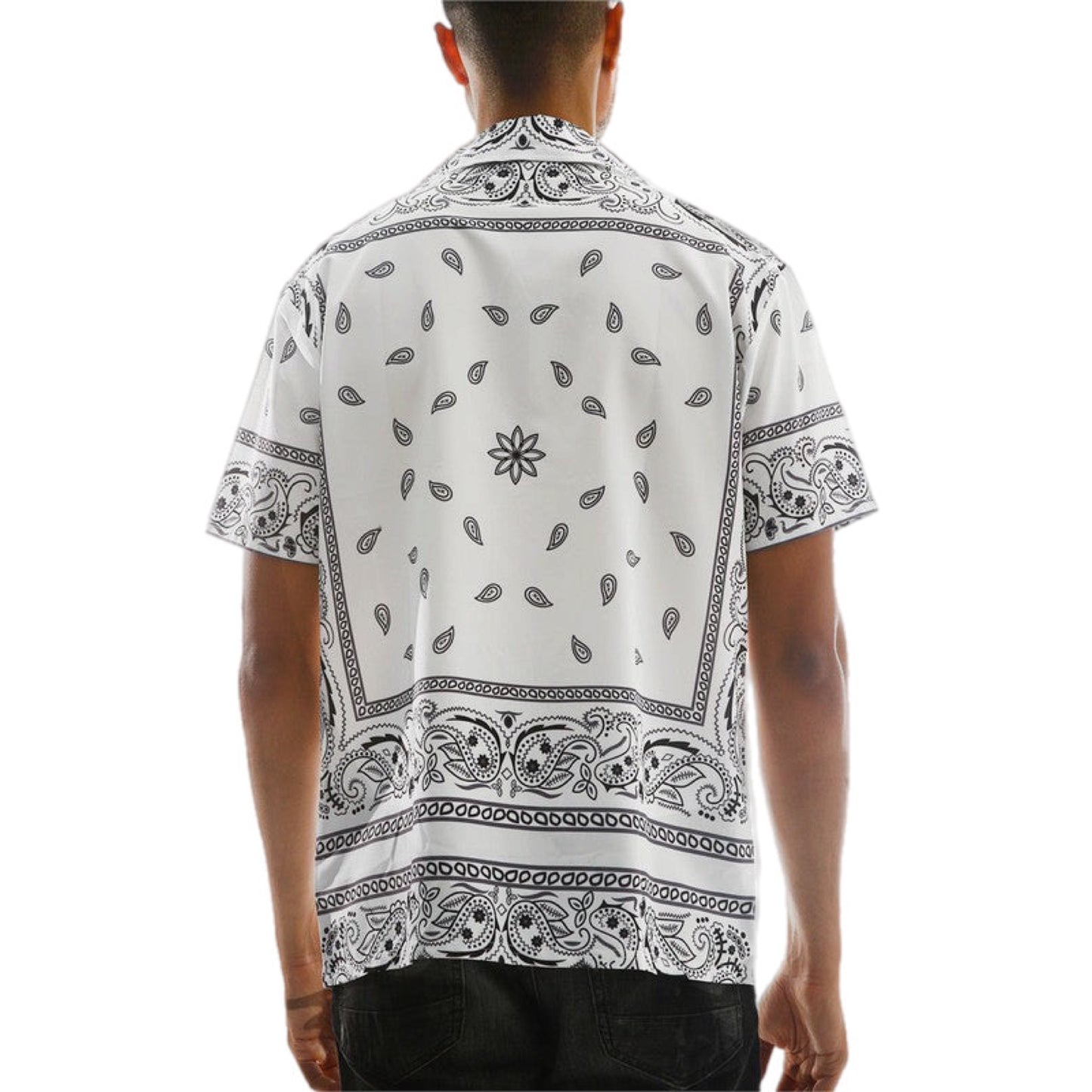 Urban Bandana-Print Button-Down Shirt