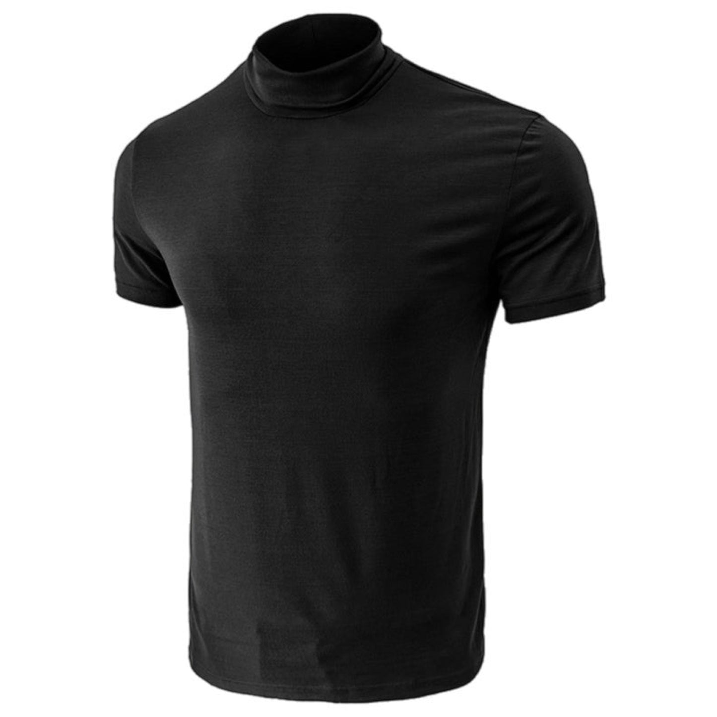 Turtleneck Short Sleeve Shirt