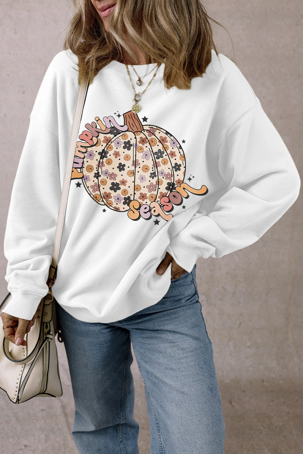 Pumpkin Graphic Sweatshirt