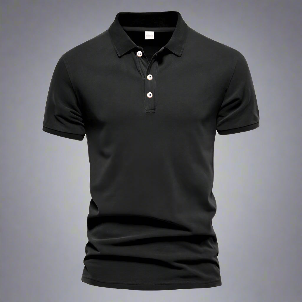 Solid Colored Polo Shirt