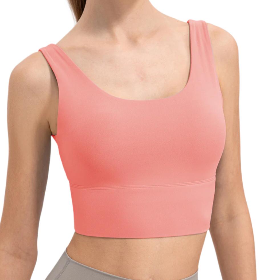 Scoop Neck Wide Strap Active Tank