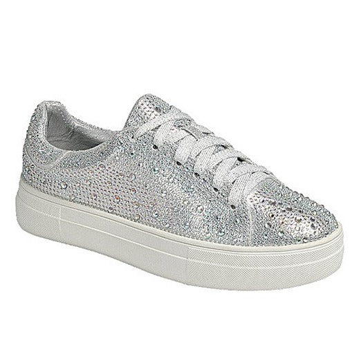 Rhinestone Embellished Sneakers