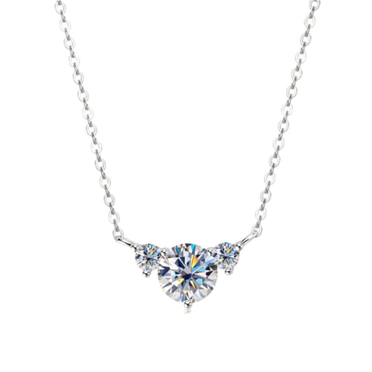 1.2 Carat Moissanite 925 Sterling Silver Necklace