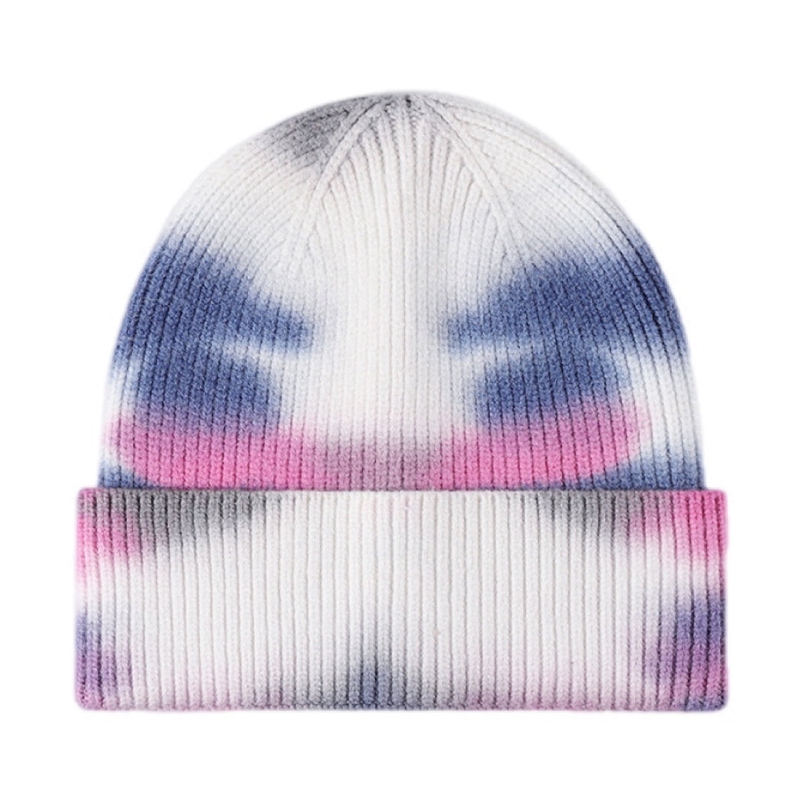 Tie-Dye Cuffed Knit Beanie