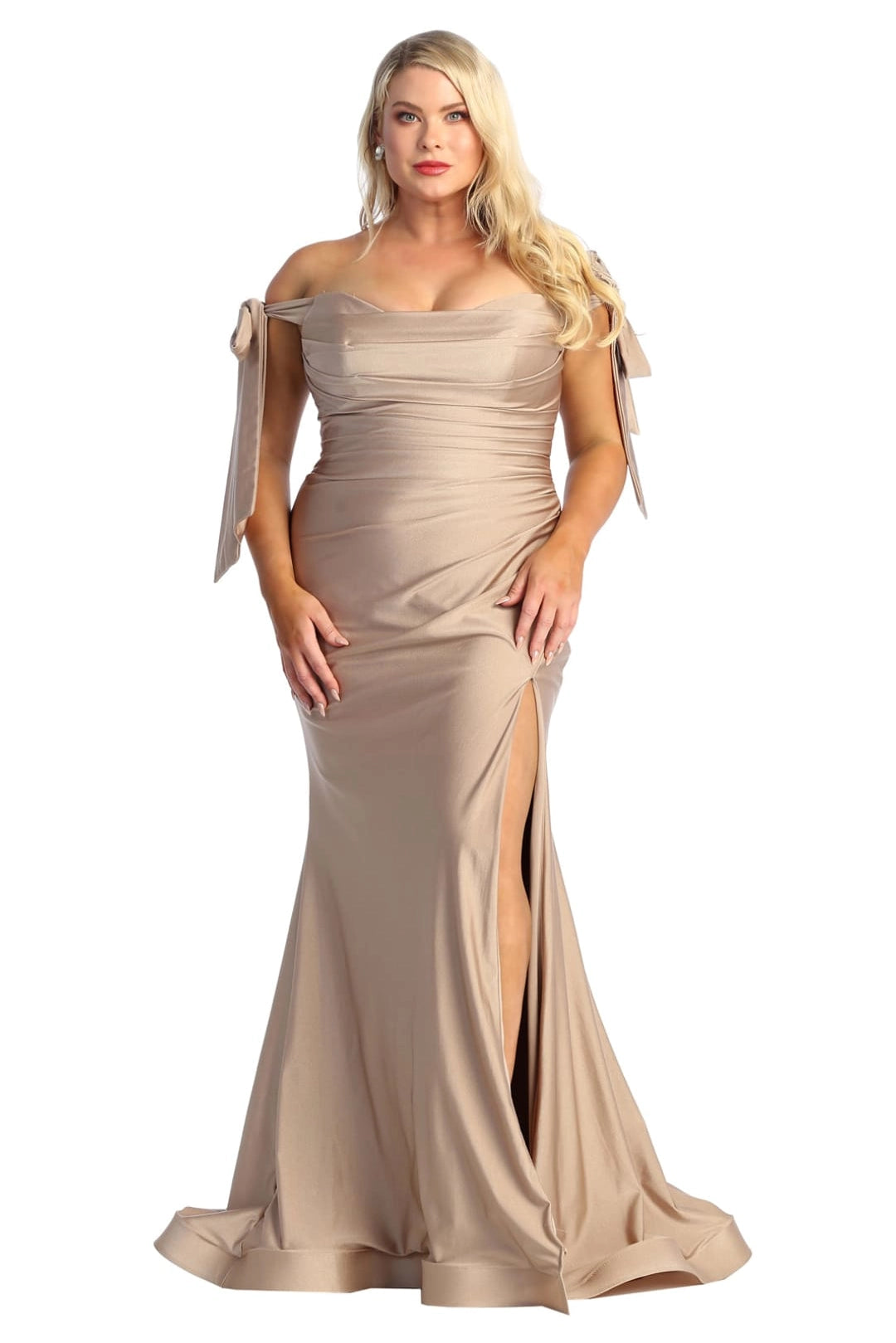 Sexy Off the Shoulder Long Evening Prom Gown