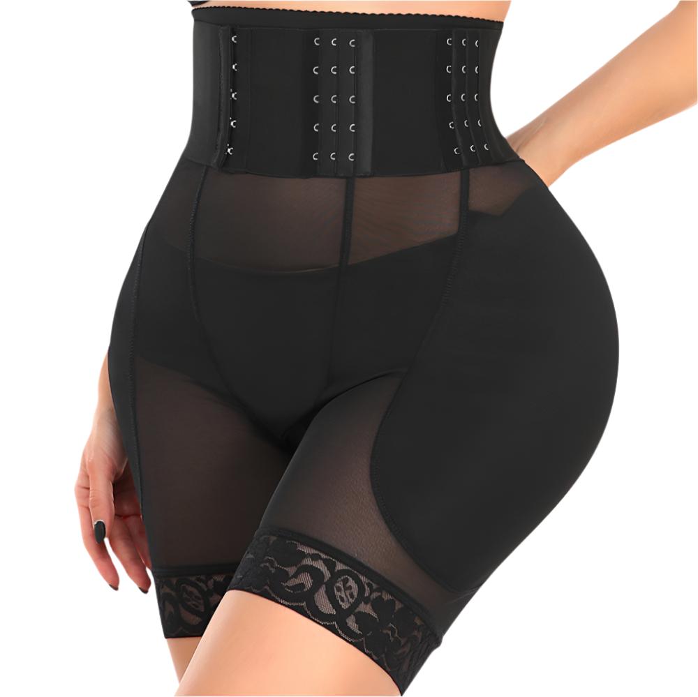 Breathable Lace Trim Shapewear Shorts