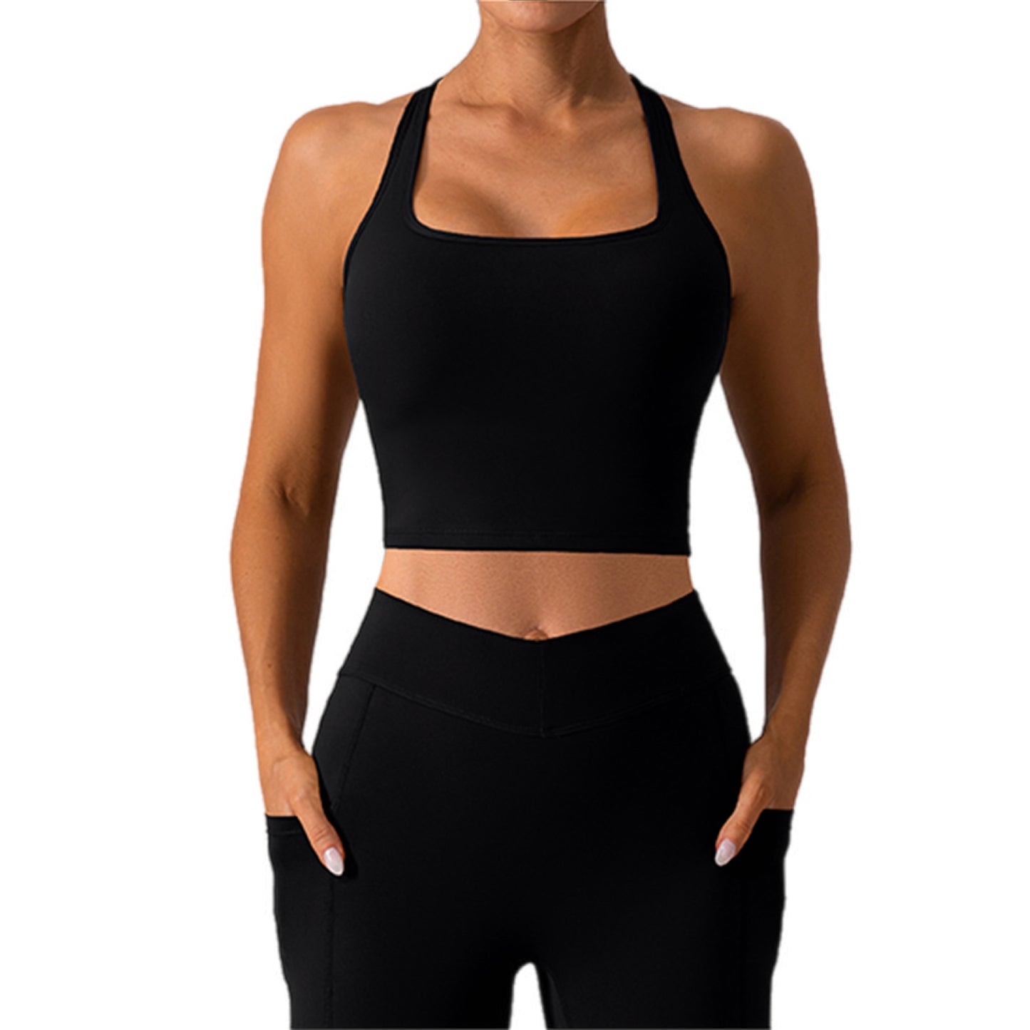 Activewear Racerback Cropped Tank