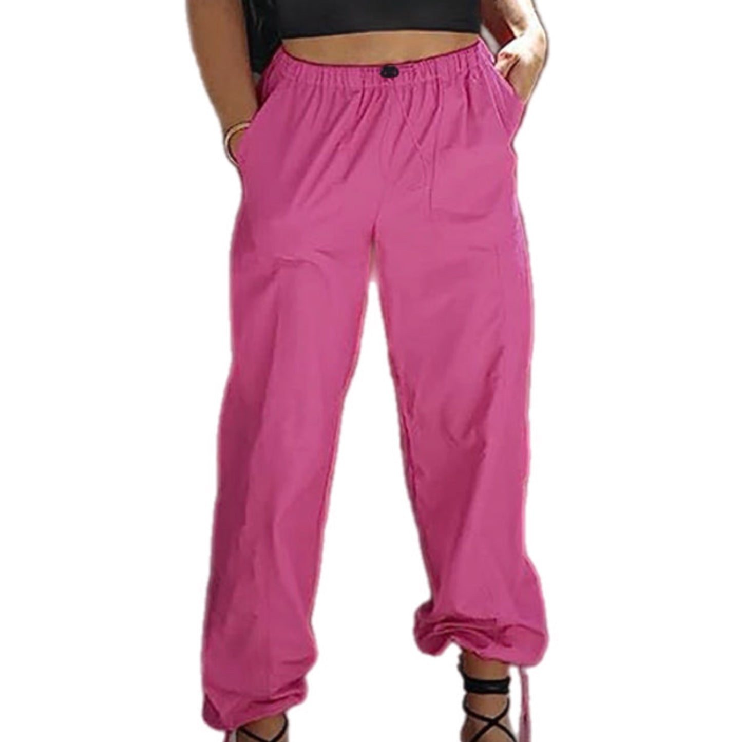 Elastic Waist Loose Pants