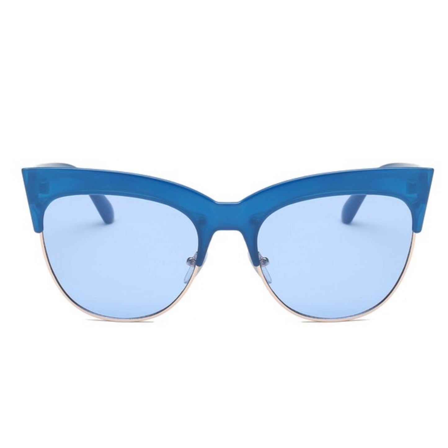 Half Frame Cat Eye Sunglasses